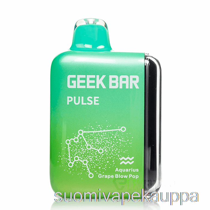Vape Netistä Geek Bar Pulse 15000 Kertakäyttöinen Viinirypäle Blow Pop